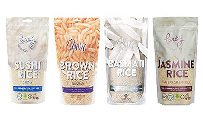 Sushi Rice (16 Oz) - White Sticky Short Grain - Vegan, Non-Gmo, Made in USA - Sushi, Rice Ball, and Everyday Japanese Dishes - Resealable Packaging