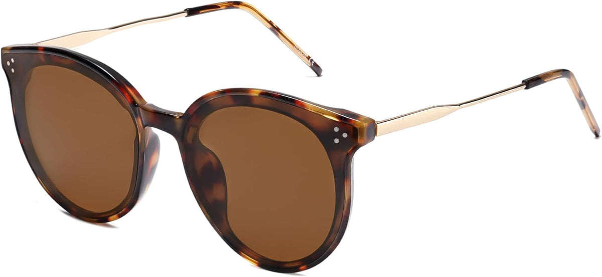 Classic Round Sunglasses Womens Mens Trendy Oversized Shades Retro Vintage Sunnies