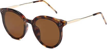 Classic Round Sunglasses Womens Mens Trendy Oversized Shades Retro Vintage Sunnies