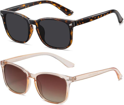 Polarized Sunglasses for Women Classic Retro Style UV400 Protection