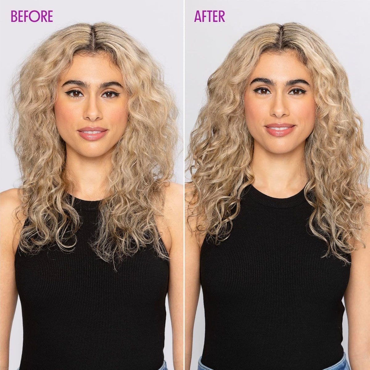 Curl Talk Frizz Control Sculpting Gel & Defining Cream (2-Pack) - 6 Fl Oz - Formulated with Rice Curl Complex - All Curly Hair Types