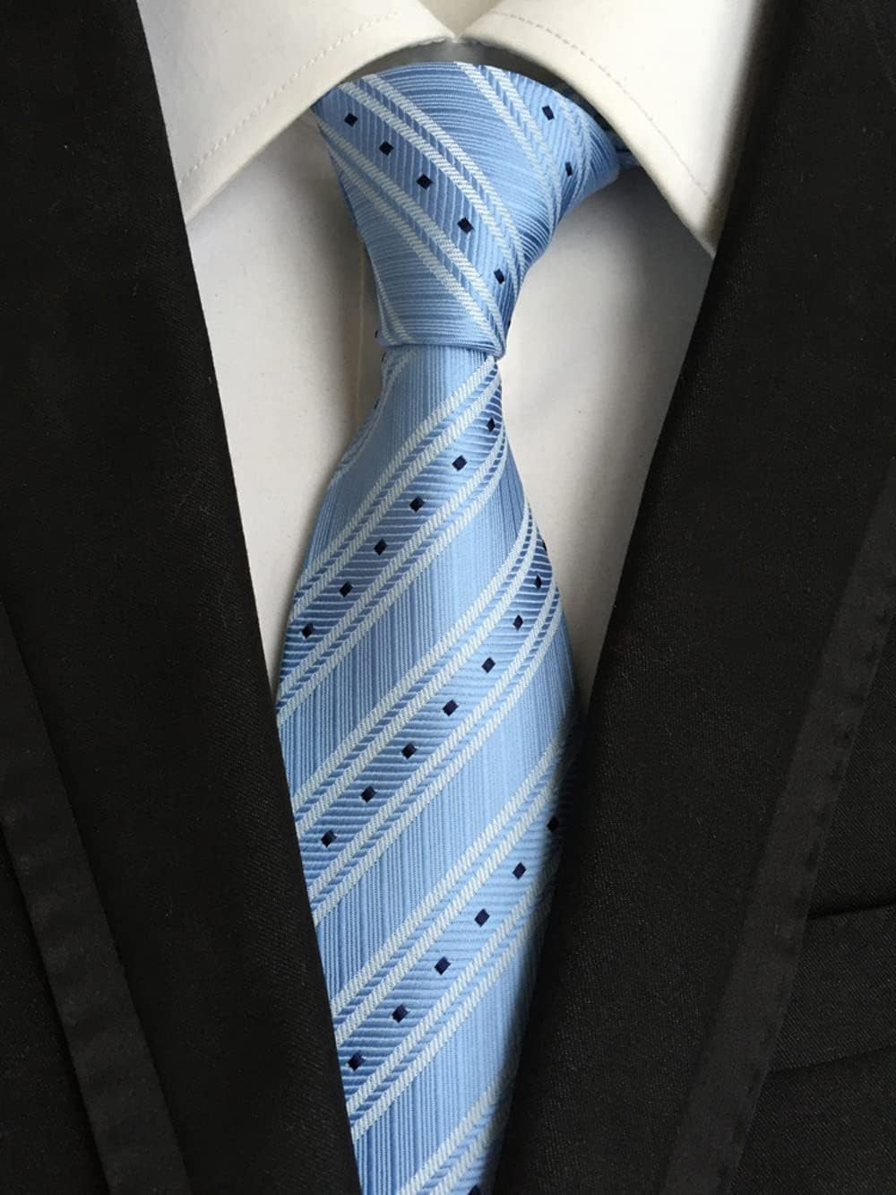Men'S Gingham Check Stripe Ties Pattern Business Formal Designer Neckties 3.15"