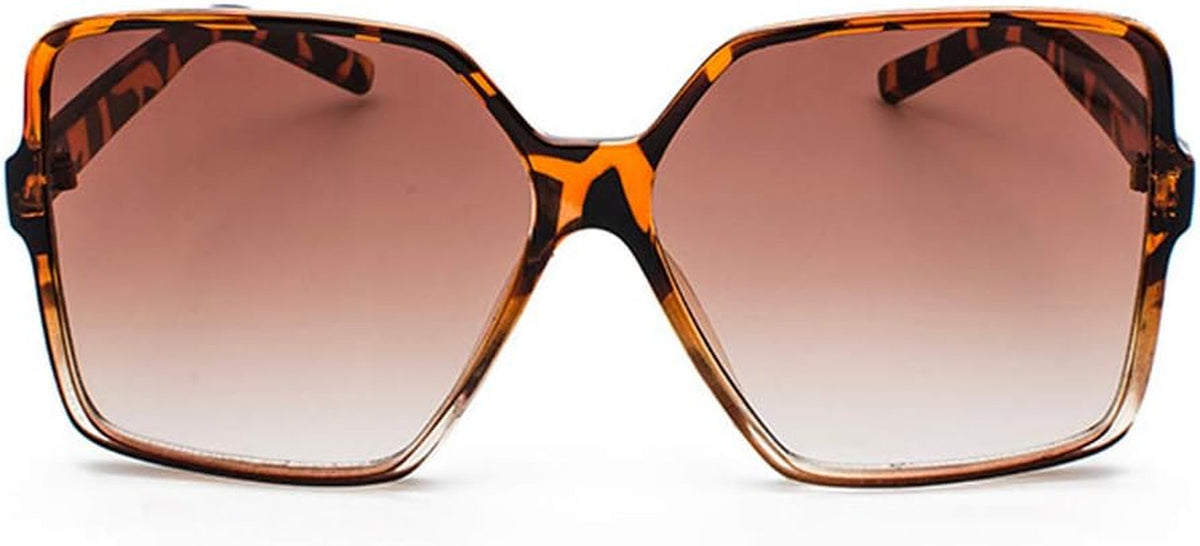Oversized Square Sunglasses for Women Big Large Wide Fashion Shades for Men 100% UV Protection Unisex