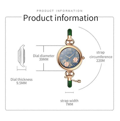 Women Lovely Diamond Bracelet Smart Watch Full Touch Screen Sports Fitness Tracker IP67 Waterproof Women's Smartwatch for Android IOS