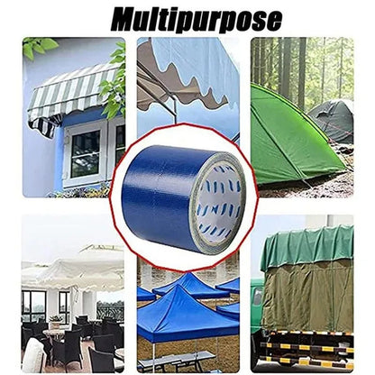 High Adhesive Tarpaulin Tape,Universal Tarpaulin Awning Repair Tapes,Tent Repair Waterproof Rip Stop Tape