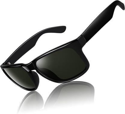 Polarized Sunglasses for Men Driving Sun glasses Shades 80's Retro Style Design Square
