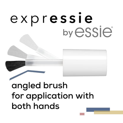 expr, Quick-Dry Nail Polish, 8-Free Vegan, Translucent Lavender Gray, Skip The Track, 0.33 fl oz