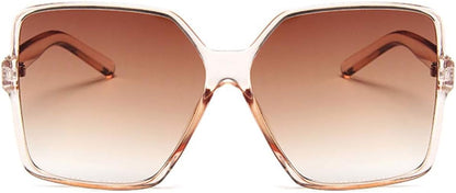 Oversized Square Sunglasses for Women Big Large Wide Fashion Shades for Men 100% UV Protection Unisex