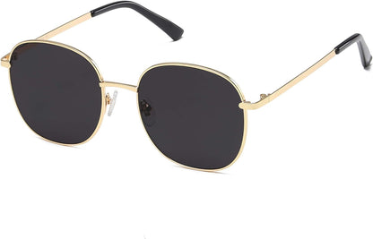Classic Square Sunglasses for Women Men with Spring Hinge Sunnies SJ1137