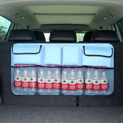 Universal Auto Car Organizer Trunk Back Seat Storage Bag Mesh Net Pocket Bag