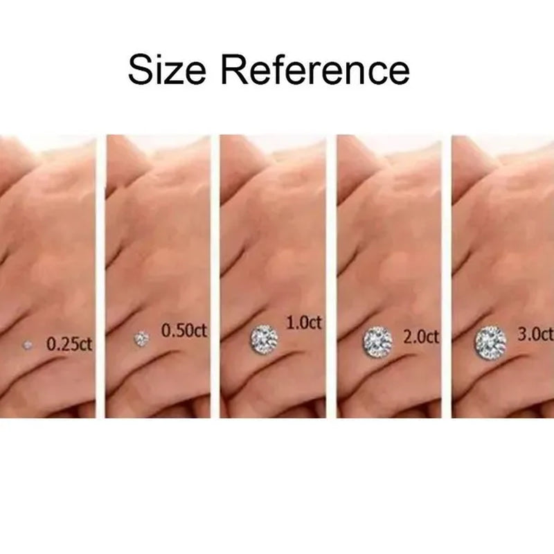 Round Brilliant Cut 1.0ct Carat 6.5mm E F Color Moissanites Loose Stone  Ring Jewelry Bracelet Material High Quality