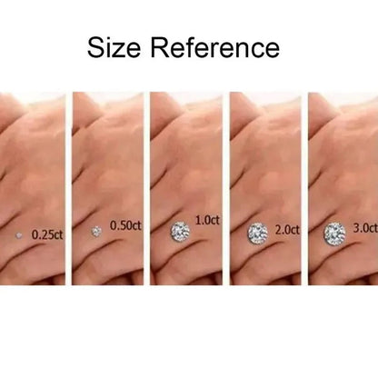 Round Brilliant Cut 1.0ct Carat 6.5mm E F Color Moissanites Loose Stone  Ring Jewelry Bracelet Material High Quality