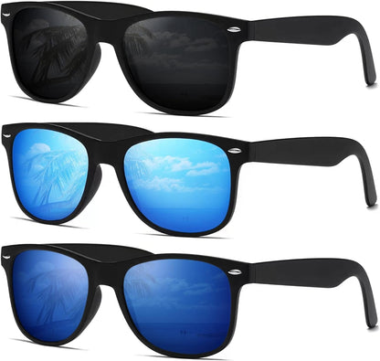 Sunglasses Men Polarized Sunglasses for Womens Trendy Retro Mirror Lens for Driving Fishing UV400 Protection