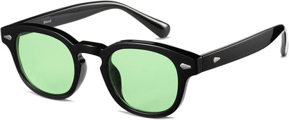 Unisex Vintage Retro Round Style Tinted Sunglasses For Men Women Fashion Circle Sun Glasses 46mm