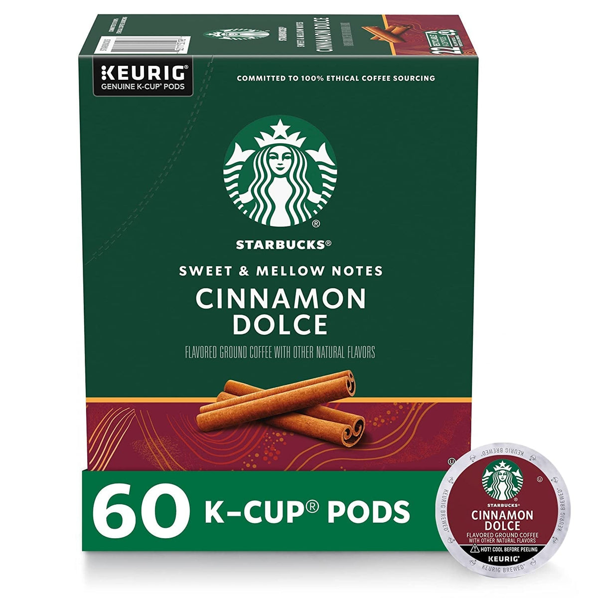 K-Cup Coffee Pods, Medium Roast Coffee, Pike Place Roast for Keurig Brewers, 100% Arabica, 6 boxes (60 pods total)