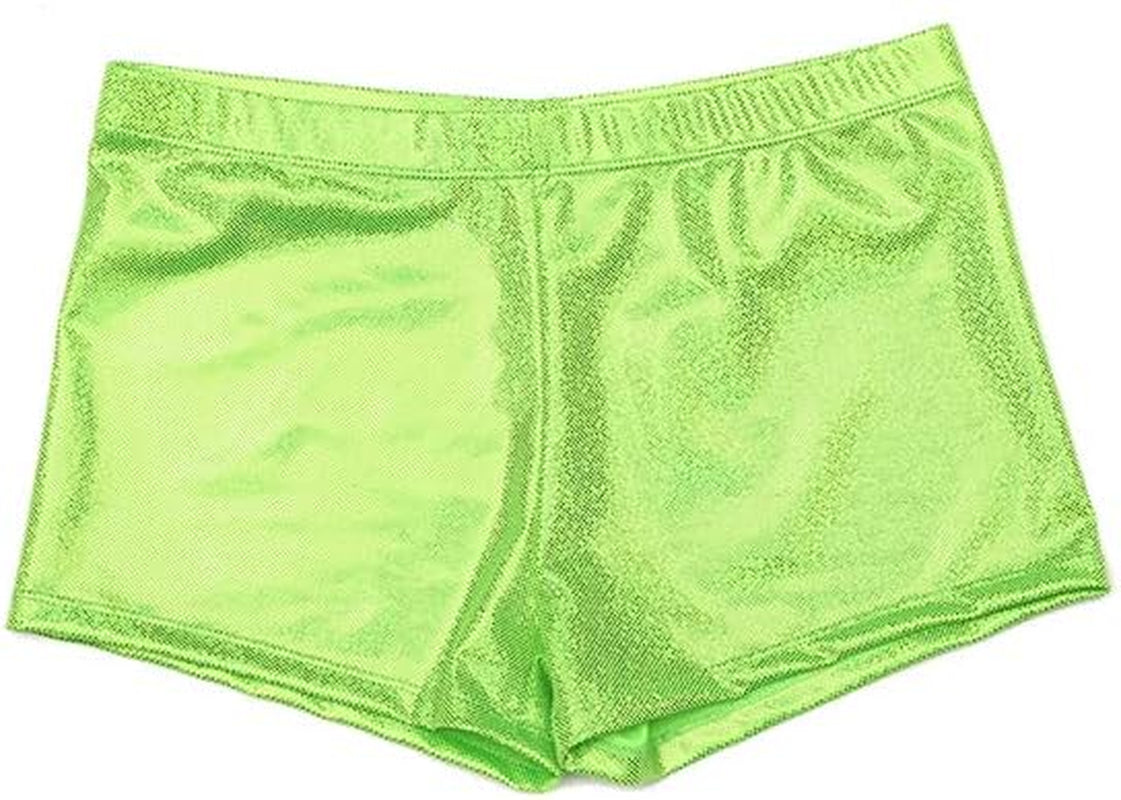Aosva Little Big Girls' Sparkle Dance Tumbling Athletic Gymnastics Short 2-14Years
