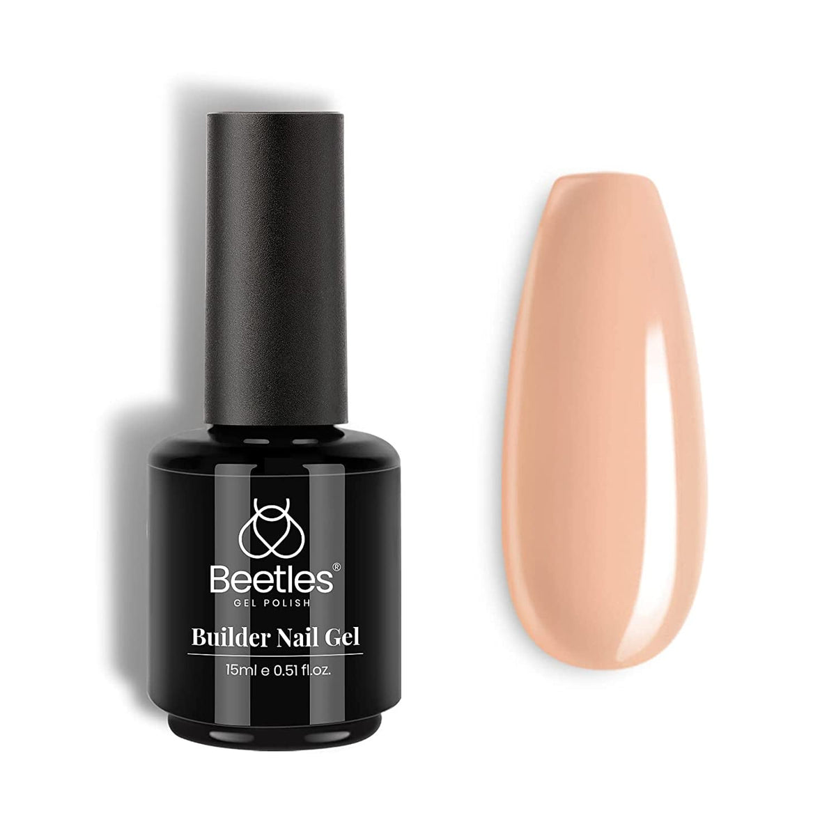 Beetles Builder Nail Gel 12 Pcs, 8-in-1 Pink Pastel Nude Gel Builder for Nails Beige White Colors Hard Gel Builder Extension Gel Nail Strengthener Nail Art Design Spring Gifts for Girls and Women