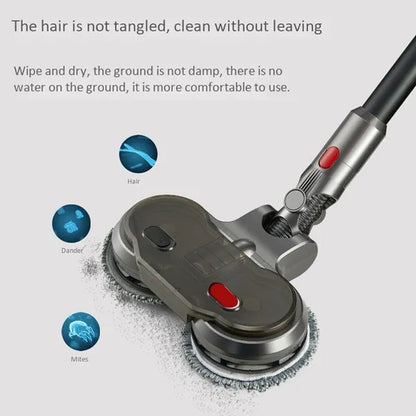 Electric Wet Dry Mopping Head for Dyson V7 V8 V10 V11 V15 Replaceable Parts with Water Tank Mop Head Mop Pads Water Cup