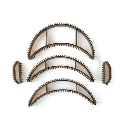 Coiler Set Black Styling Hair Accessories for Volume and Hair Accessories for Women and Girls (Pack of 5)