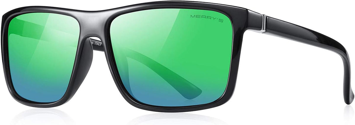 Rectangular Polarized Sports Sunglasses for Men Women Cycling Driving Fishing UV400 Protection S8225