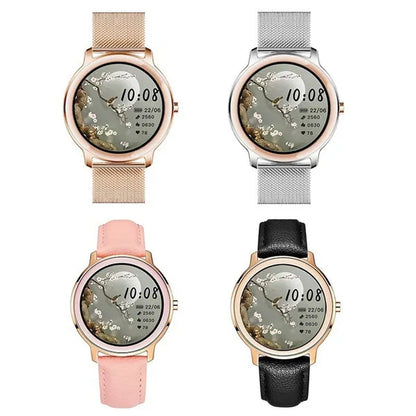 7.3mm Ultra Thin Multifunction Sport Smart Watches for Man Woman 2020 Intelligent Smartwatch Rose Gold Smartwatch Fitness Tracker Bracelet Blood Pressure for Android Ios[<>]