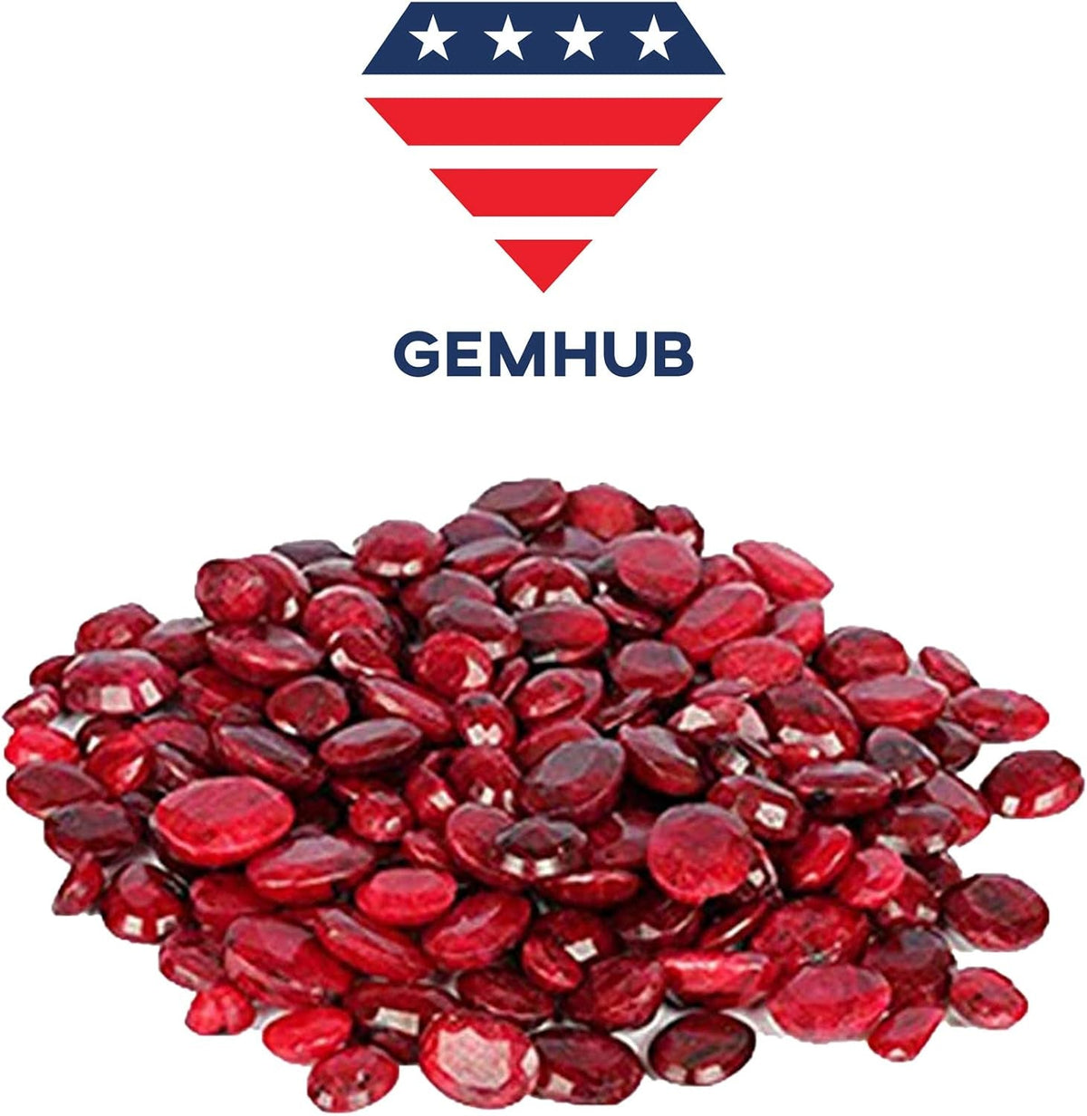 Loose Gemstones for Jewelry Making 100.00 Carats. Set of 7 Pcs Ring Size Gorgeous African Pigeon Blood Red Ruby Loose Gemstone Beads Ruby July Birthstone