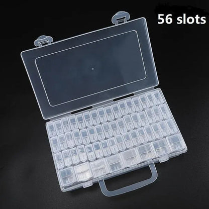 56/48/40/32/12 Diamond Painting Tools Accessories Beads Container Rhinestone Diamond Embroidery Stone Storage Convenience Box