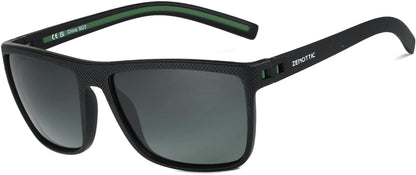 Polarized Sunglasses for Men Lightweight TR90 Frame UV400 Protection Square Sun Glasses
