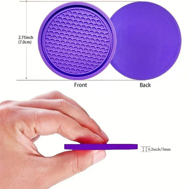 Car Interior With Car Cup Coaster - Anti-Slip & Universal Car Accessories