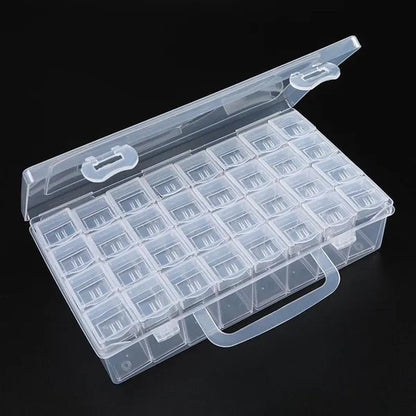 56/48/40/32/12 Diamond Painting Tools Accessories Beads Container Rhinestone Diamond Embroidery Stone Storage Convenience Box