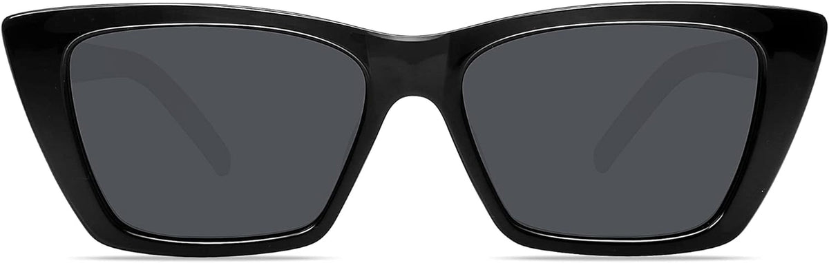 Narrow Small Vintage Polarized Cat Eye Sunglasses for Women