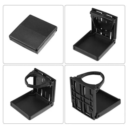 1/2PCS Cup Drink Holder Folding Car Cup Holder Water Bottle Holder Front Cup Holder Stand for Car Boat Truck Yacht SUV RV Van Cup Tray