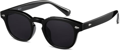 Unisex Vintage Retro Round Style Tinted Sunglasses For Men Women Fashion Circle Sun Glasses 46mm