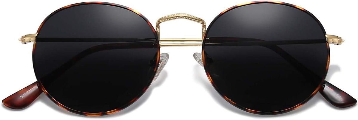 Small Round Polarized Sunglasses for Women Men Classic Vintage Retro Shades UV400