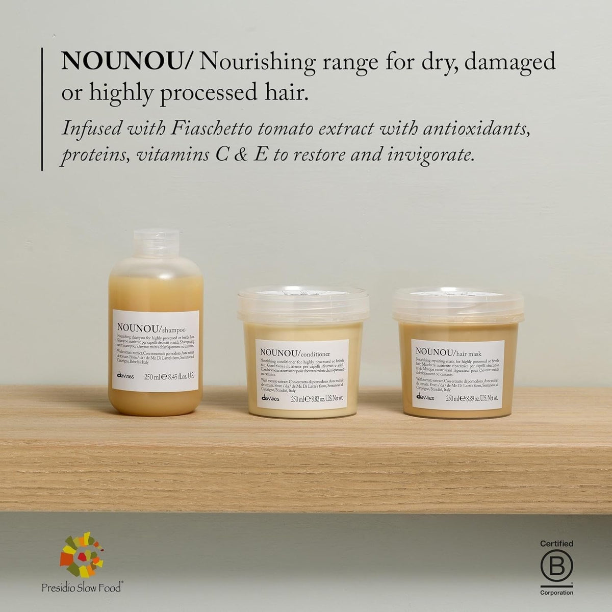 NOUNOU Conditioner, Hydrating Deep Conditioner for Bleached, Permed, Relaxed, Damaged or Very Dry Hair, Replenishes Chemically Processed Hair