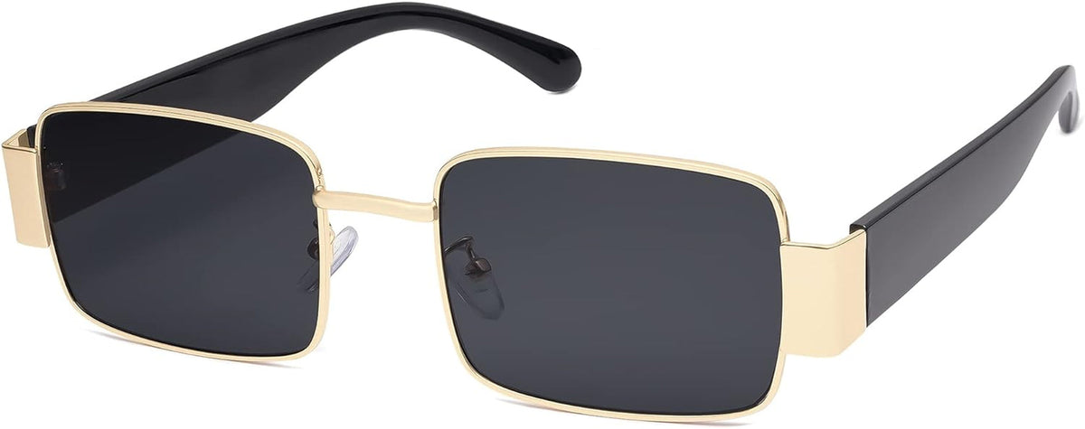 Fashion Rectangle Sunglasses for Women Men Retro Vintage Narrow Sun Glasses SJ1162