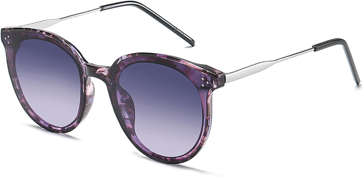 Classic Round Sunglasses Womens Mens Trendy Oversized Shades Retro Vintage Sunnies
