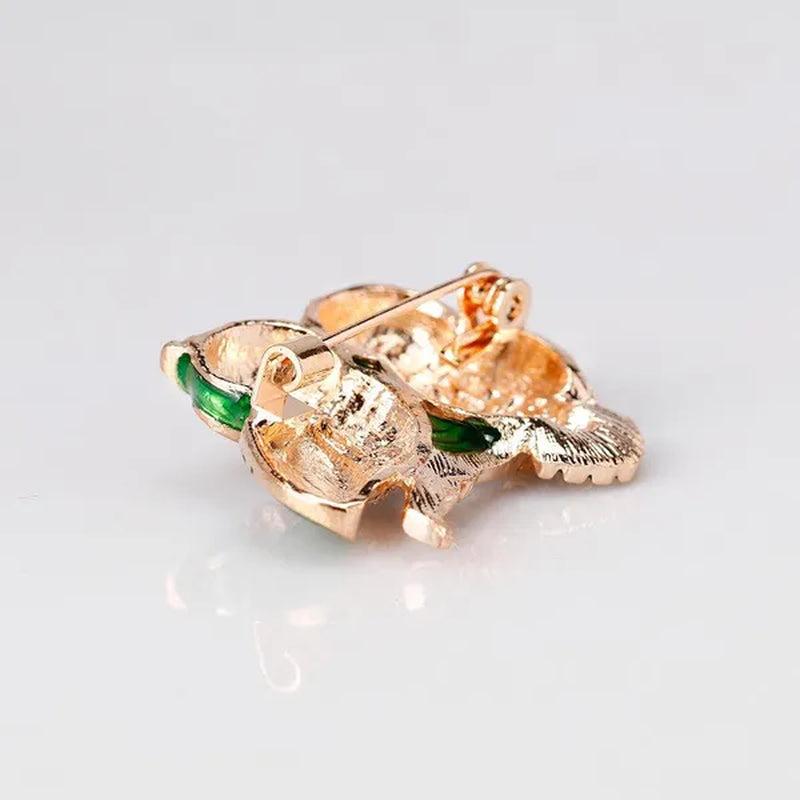 Cute Owl Brooch Jewelry Fashion Alloy Studded Drop Oil Brooch Pin Animal Brooch