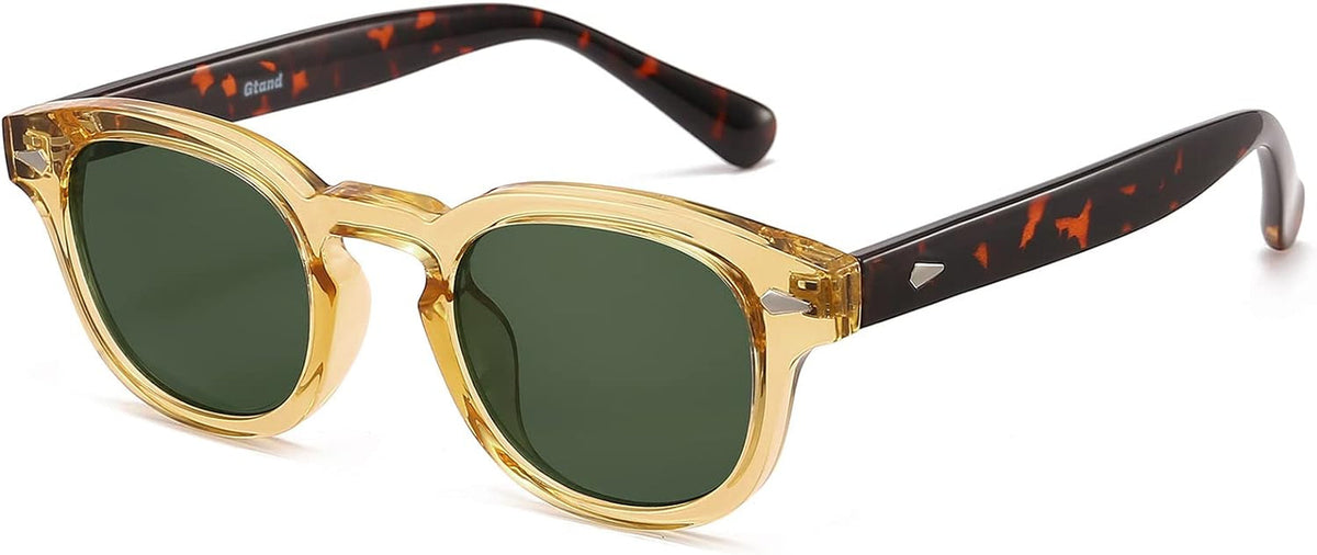 Unisex Vintage Retro Round Style Tinted Sunglasses For Men Women Fashion Circle Sun Glasses 46mm