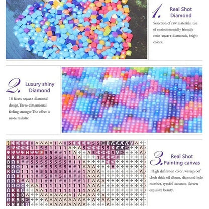 5D Diamond Painting Full Drill Kits for Adults, Wolf  DIY Diamond Embroidery Full Drill for Home Decor