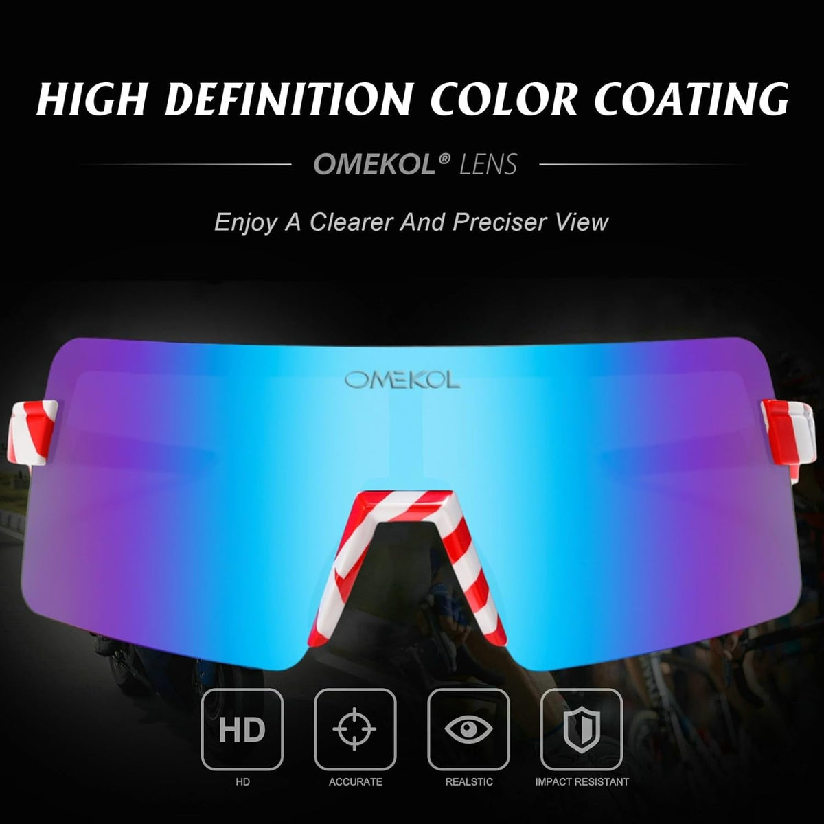 Two Sizes For Adults and Youth Polarized Sunglasses Men Women Outdoor Sport Baseball Glasses UV400 Cycling Eyewear