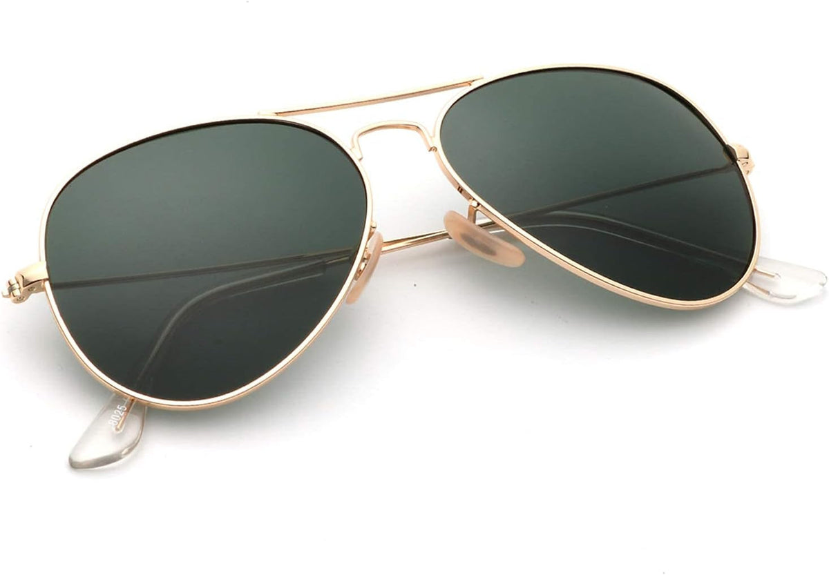 Classic Aviator Sunglasses for Men Women Driving Sun Glasses Polarized Lens UV Blocking
