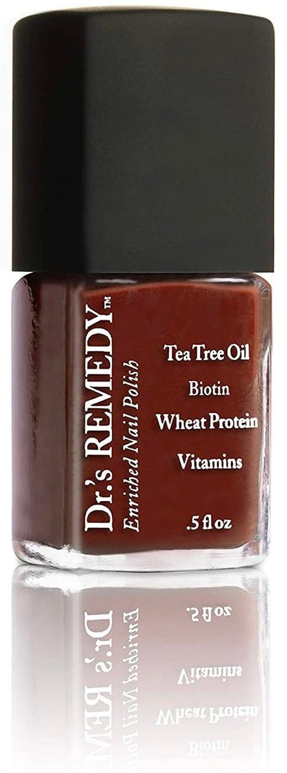 Dr’s Remedy Nail Polish, All Natural Enriched Nail Strengthener Non Toxic and Organic - ALTRUISTIC Auburn