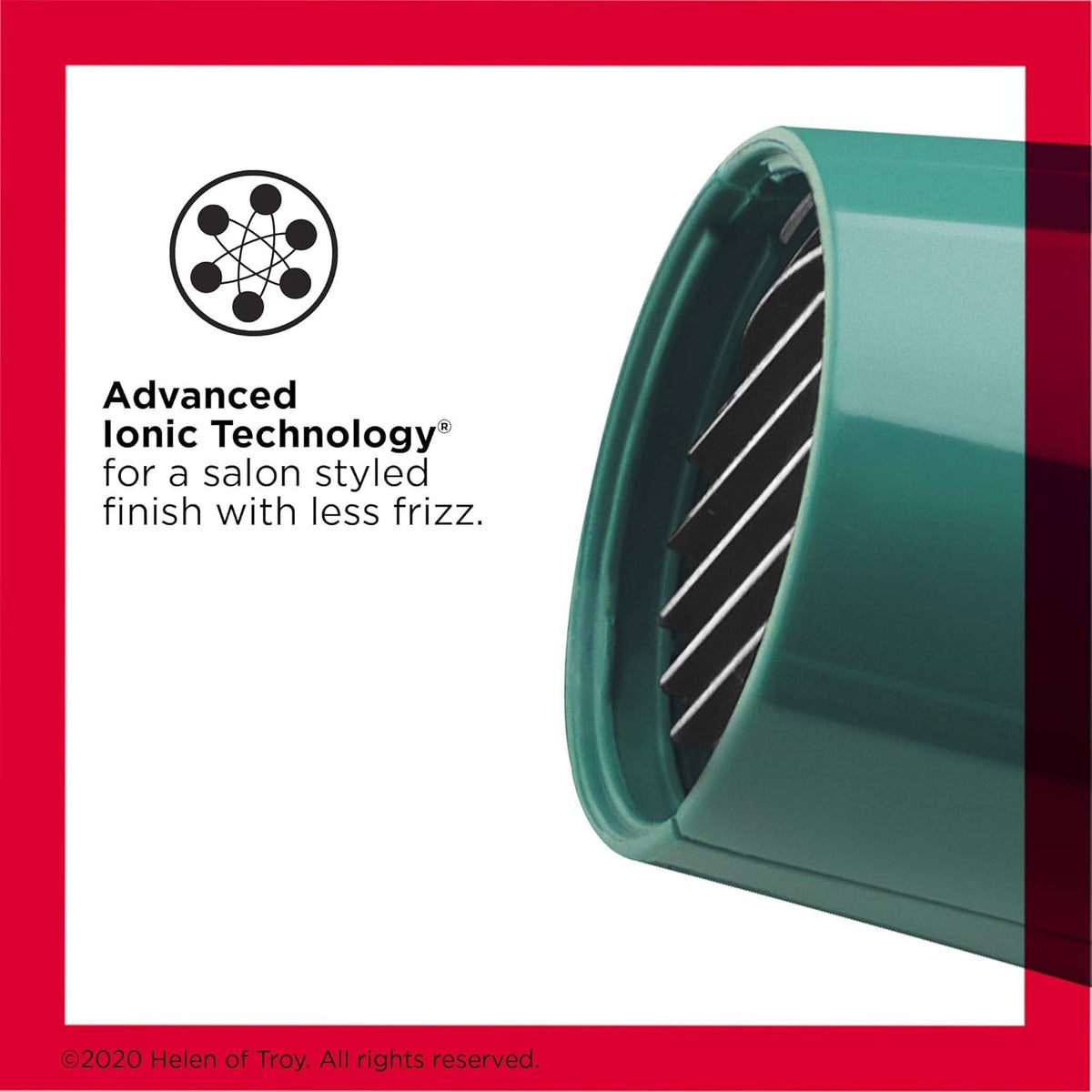 Volume Booster Hair Dryer with Diffuser | Voluminous Lift and Body | 1875W Blow Dryer with Ionic Technology for Salon Styled Finish with Less Frizz (Green)