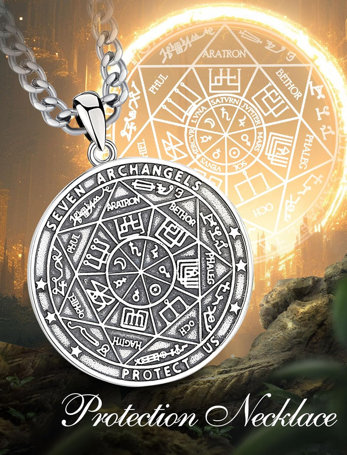 Unique Religious Gifts for Men Women, St. Michael/St. Christopher/St. Benedict/Virgin Mary Pendant Necklaces