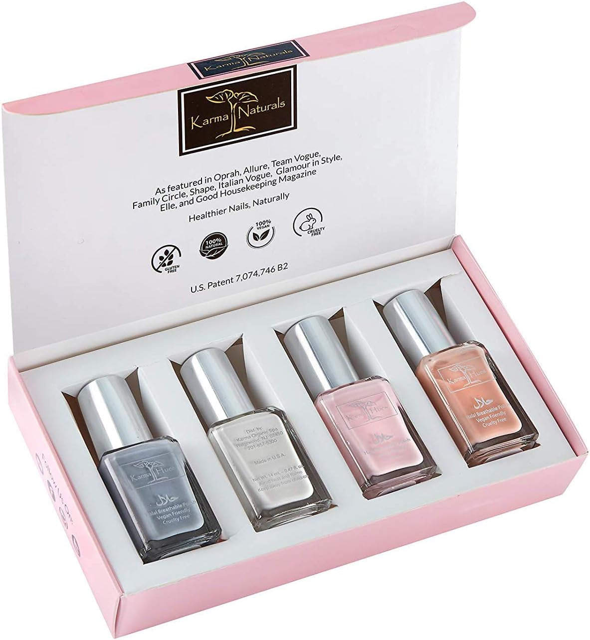 Beautiful Halal Nail Polish Set- Non-Toxic Nail Art, Vegan and Cruelty-Free Nail Paint