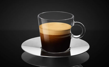 Set Glass Collection Espresso Cups & Saucers,A & P Cahen Design,New