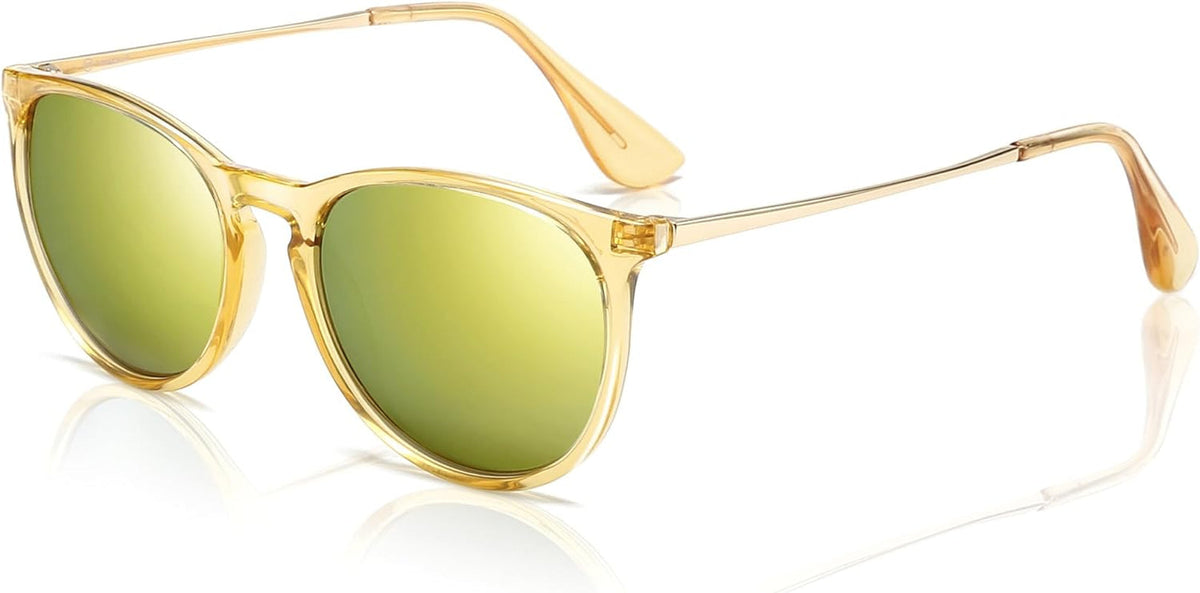 Vintage Round Sunglasses for Women Men Classic Retro Designer Style