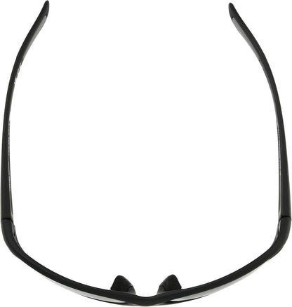, Mens, Backstop Wrap Polarized Sunglasses, Black/Black, 150 Mm