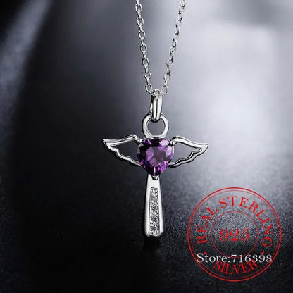 Hot Silver Creative zircon Crystal Necklace Fine Jewelry Birthday Gifts 925 Sterling Silver Cross Pendant Necklace for women men